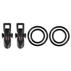 BOOMS FISHING HK1 掛鉤固定器, 2個, 黑色