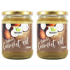 WICHY COCONUT 椰子油 烹飪用, 500ml, 2罐