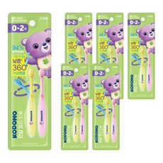 코도모 안심 젤리 영유아칫솔, 랜덤 발송, 2개입, 6개