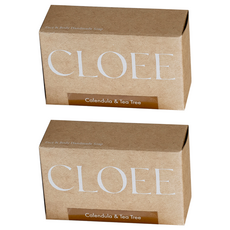 CLOEE 臉部身體皂，金盞花 + 茶樹，手工香皂, 103g, 2個