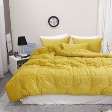 내츄럴 극세사 차렵이불 세트