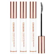 코스노리 다이나믹 세팅 워셔블 마스카라 롱앤컬 7ml, 3개