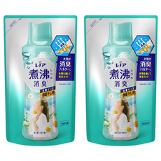Lenor 蘭諾 日本原裝進口 煮沸消臭 衣物芳香豆系列 補充包 暖陽花香, 365ml, 2包