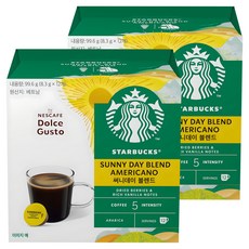 STARBUCKS 星巴克 Sunny Day Blend 膠囊咖啡, 8.3g, 12顆, 2盒