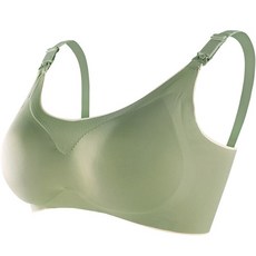 柔軟素色全罩式哺乳內衣