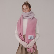 MICHIKOLONDON 秋季圍巾冬季羊毛針織圍巾+禮品包裝套餐