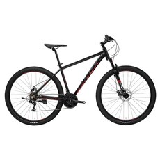 제녹스 락스팟D 26 MTB 알루미늄 디스크 브레이크 14.4kg, 1개, 180cm, 매트블랙 + 레드