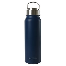 MASIONS 美心 玉石陶瓷 提把運動隨行真空保溫瓶運動水壺, 幻影藍, 1L, 1個