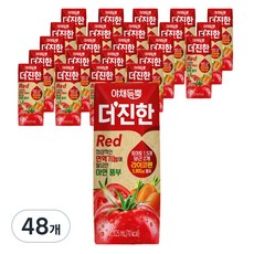 LOTTE 樂天 CHILSUNG BEVERAGE 滿滿蔬菜 更濃郁紅色蔬果汁, 125ml, 48個