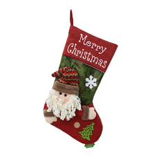 Vanibaby 特大號聖誕襪掛飾, 49 x 29cm, 聖誕老人, 1個