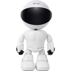 큐캠 스마트홈 로봇 IP CCTV카메라 Full HD, QCAM-K3, 1개