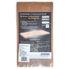 長谷川 HASEGAWA FBB 抗菌砧板 PE 家用型 防霉 不易沾附油脂與菜汁, 家用型 棕色, 360 x 200 x 15mm, 1個
