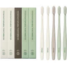 [Vegan Life] Teethed 永續牙刷 5入組, 5入, 1套