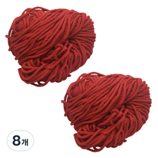 태광 마크라메 실 60합 4mm, 10 와인, 8개