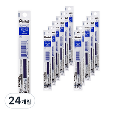 Pentel 飛龍文具 Energel Permanent 原子筆替芯 LRP7-C 0.7mm, 藍色, 24入, 24個