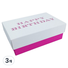 BUNTBOX 선물상자 XL, 마젠타, 3개