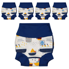 Splash About Happy Nappy 游泳尿布褲 3D加強版 海洋探險家, XL(13~18kg), 5件
