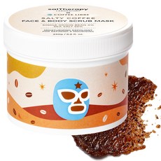 salTherapy 咸咖啡的臉和身體磨砂面具, 1個, 250克