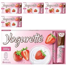 Yogurette 草莓優格樂脆棒, 100g, 5盒