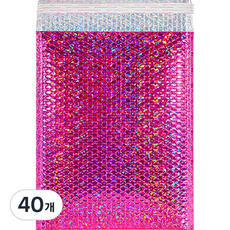 Maket Gamseong 閃亮安全信封 玫瑰紅, 40個