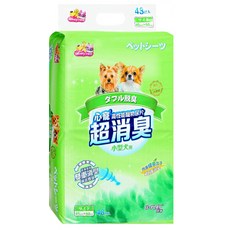 Honey care 心寵 超消臭寵物尿片 綠茶, 48片, 1包