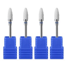 세라믹 쏙오프 네일드릴비트, 블루M, 4개