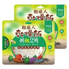 輕旅人 乾燥飯 素食海苔什錦鮮蔬風味, 100g, 2個