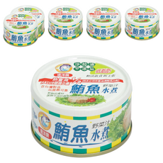 遠洋牌 小罐水煮鮪魚, 90g, 6罐