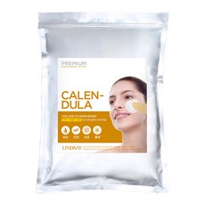 LINDSAY 頂級金盞花軟膜粉，專家製作，添加金盞花花瓣，保濕成分, 1包, 1入