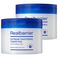 리얼베리어 익스트림 판테놀 토너패드 150ml, 80매입, 2개
