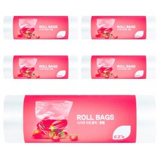 EZn이지엔 위생 롤백 중형 25 x 35 cm, 중(M), 500개입, 5개