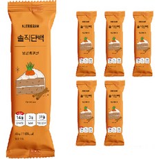 NUTRI GRAM 蛋白質補充棒 胡蘿蔔蛋糕味, 6入, 45g