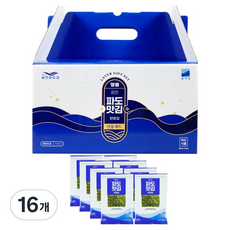 광천파도맛김 파래전장김, 23g, 16개