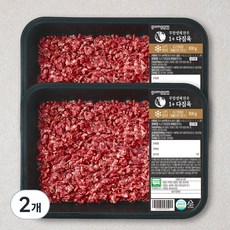 곰곰 무항생제 한우 1+ 다짐육 (냉장), 2개, 300g