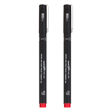 Uni 三菱 代用針筆 PIN05-200, 紅色, 2支