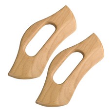 모나코올리브 시원한 안마 대형 원목 괄사, 2개