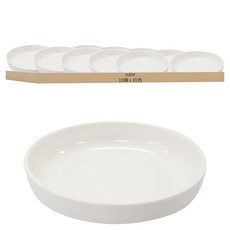 ABM 韓式深盤小菜碗 5號, 白色, 1套