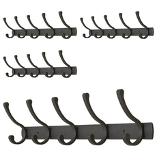The Look GROCERIES STORAGE 免鑽孔門後衣帽掛勾 5勾, F1017, 4個