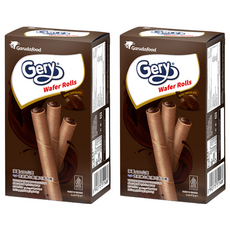 Gery 芝莉 捲心酥 黑巧克力口味, 280g, 2盒