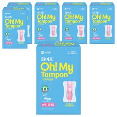 화이트 오 마이 탐폰, 슈퍼, 12개입, 6개
