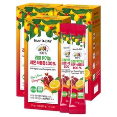 Nutri D-DAY NFC鮮榨檸檬石榴汁隨身包 14條入, 280g, 3個
