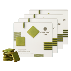 OSULLOC 特濃綠茶夾心法式脆餅, 100g, 4盒