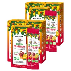 Nutri D-DAY NFC鮮榨檸檬石榴汁隨身包 14條入, 280g, 6個