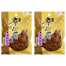大溪廖心蘭豆干 老道紅蒜, 110g, 2包