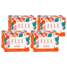 잇츠미 엘르 생리대, 롱, 20개입, 4개