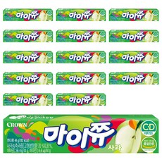 CROWN 皇冠 My chew軟糖 蘋果口味, 44g, 15條