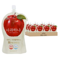 sanjiae 一個蘋果原汁, 120ml, 60包