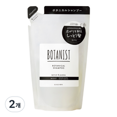 보타니스트 보타니컬 샴푸 모이스트 살구 자스민향 리필, 2개, 400ml