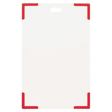 PEARL LIFE 珍珠金屬 防滑抗菌砧板 日本製 C-2889, 紅色, 1個