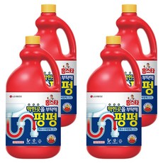 홈스타 막힌곳을 부탁해 펑펑 배수구 세정제, 2L, 4개